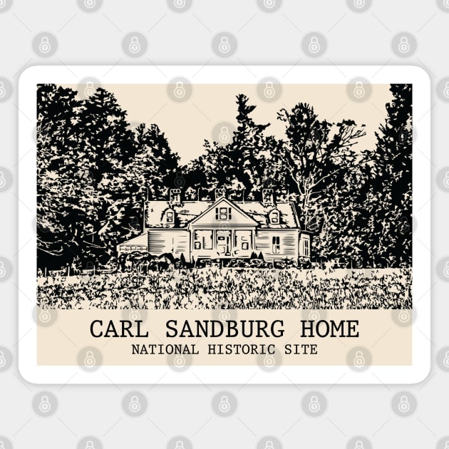 Carl Sandburg Home National Historic Site Magnet by Lakeric